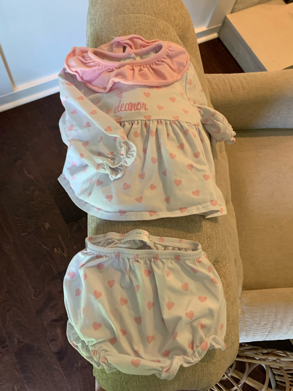 Cecil and Lou Matching Heart Set with “Eleanor”
